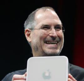 Steve Jobs looking very Apple Gay