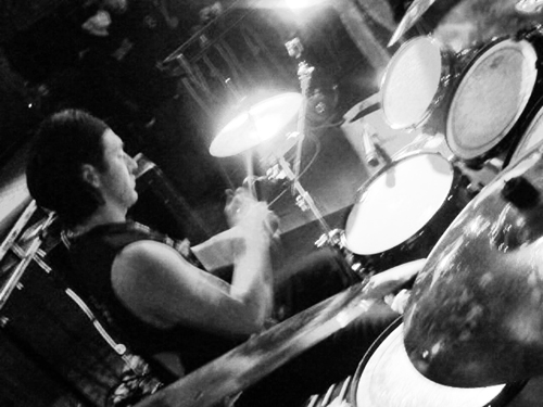 Cruciamentum live shot drums