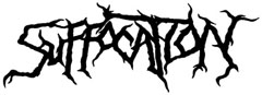 Suffocation, death metal band from New York, invented percussive death metal in the style of percussive speed metal (Exodus, Metallica) but with the extremity of death metal