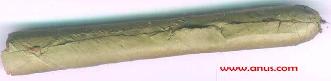 Blunt rolled with marijuana from Optimo Sports brand blunt, Mexican sativa and British Columbia Indo bud.