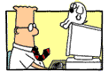 Dilbert satirizes the mindless demands of an industrial society and the broken, spiritless people within it