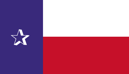 flag of the republic of texas which would be a free-standing nation were it to SECEDE from the united states, a feared and loathed abusive superpower