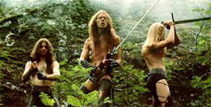 Bathory lineup from blood, fire, death era displaying traditional scandinavian values in repelling invading judeo-christians
