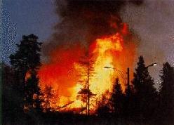 black metal church burning