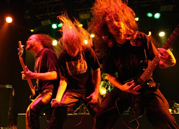 Asphyx playing live in 2006