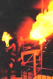 quorthon of bathory breathing fire in one of the most iconic images of black metal