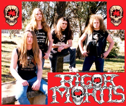 rigor mortis pause for a break during a sunny texas afternoon