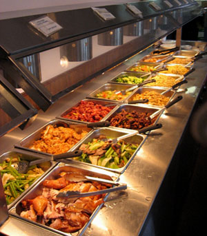 quantity over quality: buffet