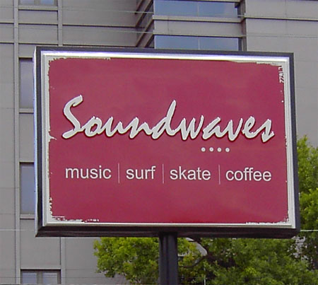 Soundwaves Houston Montrose Location sign