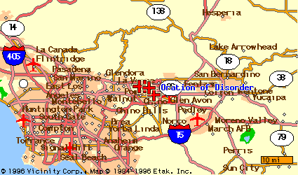 Coverage Area for the Oration of Disorder