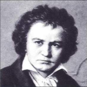 Ludwig van Beethoven as a young man when he composed his Symphony No. 3, the 'Eroica'