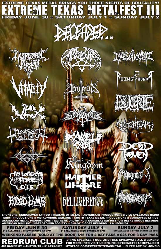 Extreme Texas Metal Fest