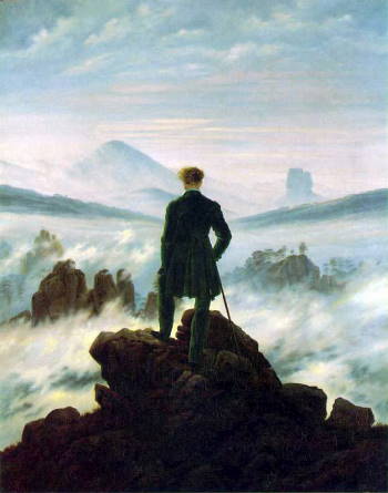 Casper David Friedrich captured moments when the individual found clarity in transcendence, by immersing the human soul with the feral beauty of the wild nature.
