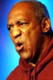 Bill Cosby entrega seu discurso de eleição para um estádio de milhares de pessoas